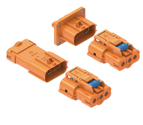 Neopower Connecteur de puissance et de signal automobile à verrouillage sécurisé à 3 broches, 800V/16A, imperméable à l'eau IP67, HVIL