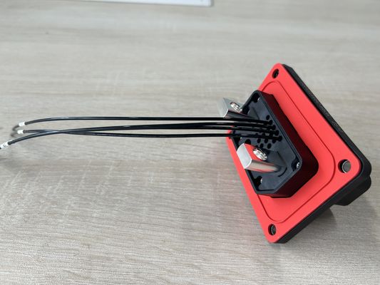 Connecteur hybride 200A 1000V CC IP67 FSP 8.0 pour stockage d'énergie empilé et échange de batterie de véhicule électrique à faible vitesse