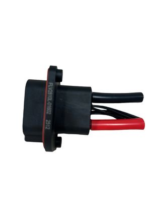 FLV2+8 Connecteur hybride haute température 80A 600VAC Enveloppe ABS noire pour véhicules industriels