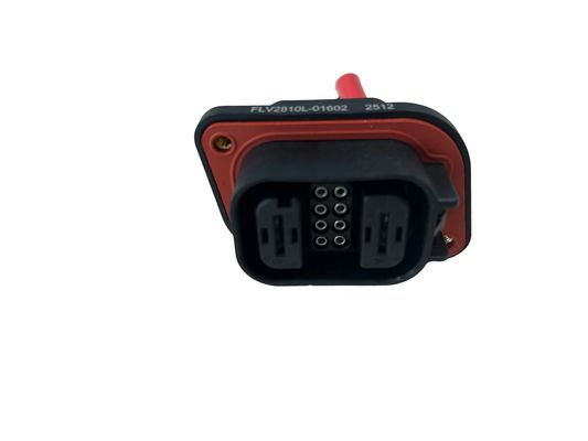 FLV2+8 Connecteur hybride haute température 80A 600VAC Enveloppe ABS noire pour véhicules industriels
