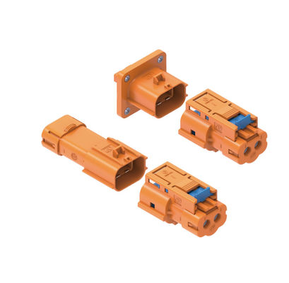 Neopower 800V 20A Connecteur électrique EV à 2 broches haute tension avec HVIL, blindage à 360° et notation IP6K9K