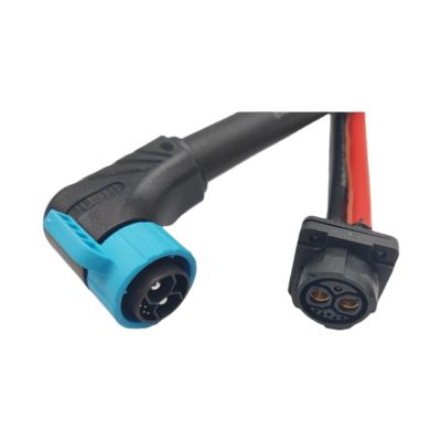Neopower M25 80A High-Power Connector Set | IP67 Plug & Socket with Right-Angle Option